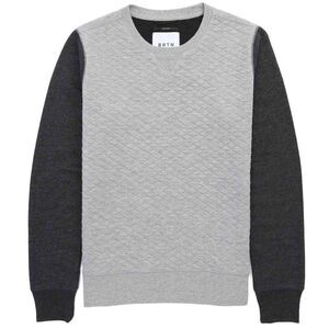 EUC BRTN Ash Fleece Grey Multicolor Long Sleeve Top Small